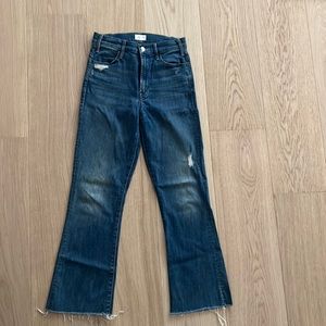 Mother high waist ankle jeans 25